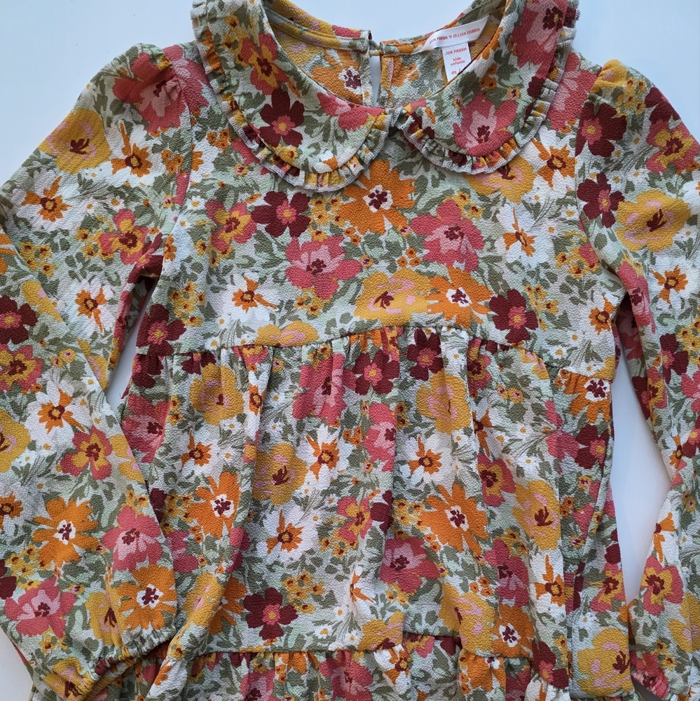 Jillian Harris - Joe Fresh - Kids Floral Dress - Size Medium - Picture 4 of 6